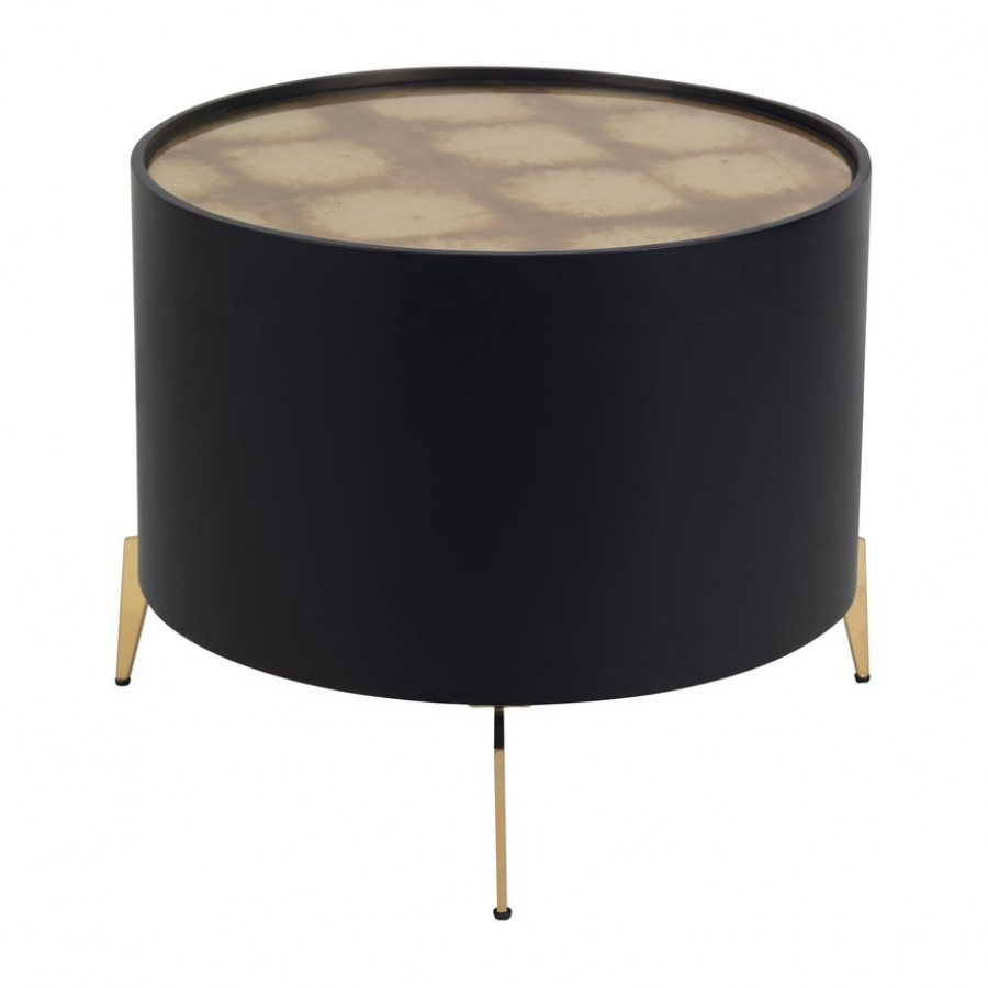 Sagebrook - Wood Gold Leaf Top Side Table