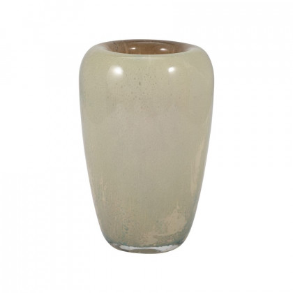 Sagebrook 8" Glass 2-tone Vase - Nude