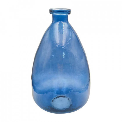 Sagebrook - 10" Glass Cylinder Vase With Wood Band