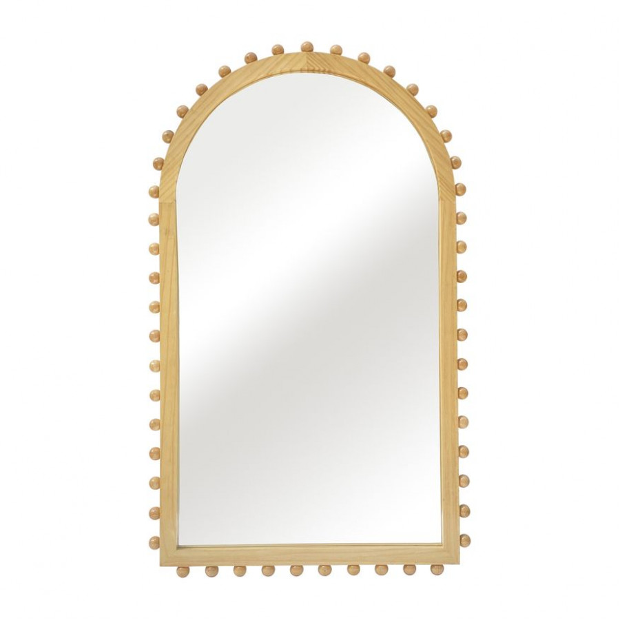 Sagebrook - Wood Beaded Arch Mirror