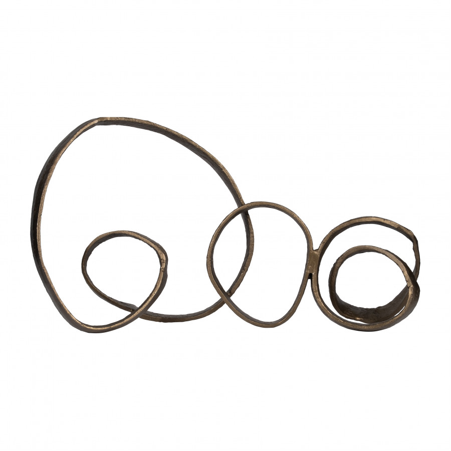 Sagebrook - 27" Metal Loopy Table Object