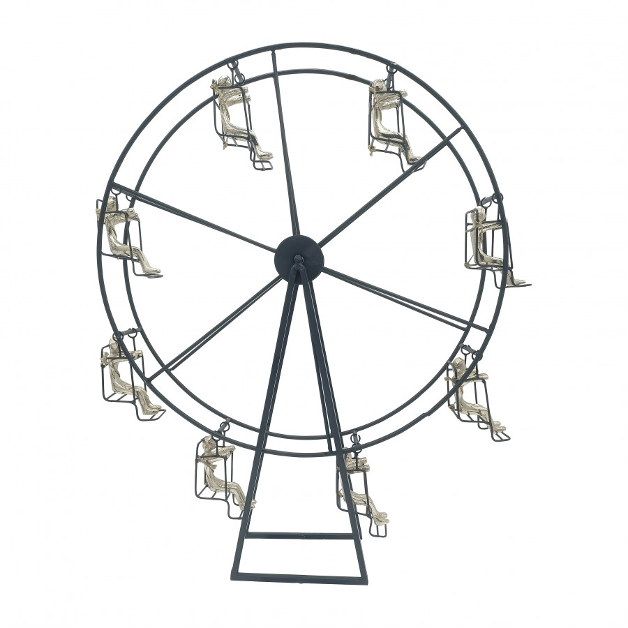 Sagebrook - 23" Metal Ferris Wheel in Black