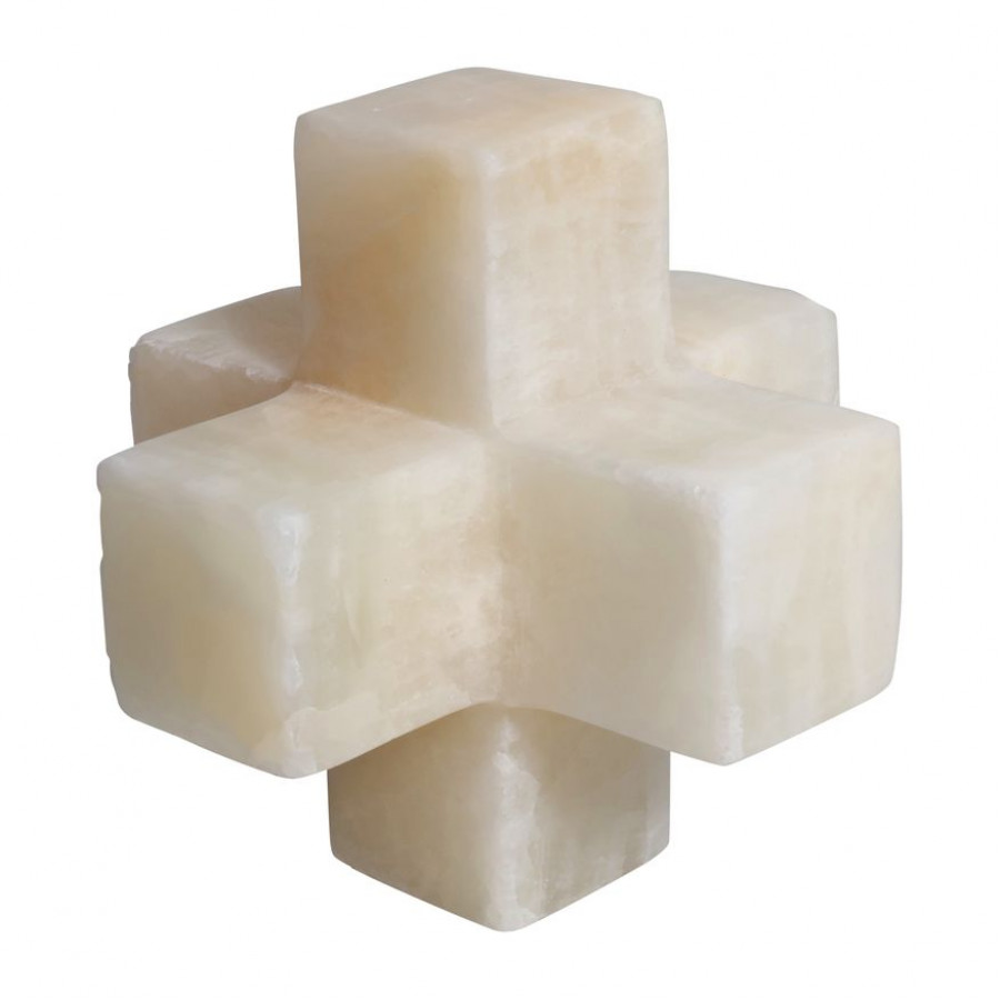 Sagebrook - 4" Marble Jack in White