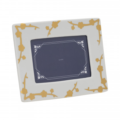 Sagebrook - 4"x6" Ceramic Cherry Blossom Photo Frame