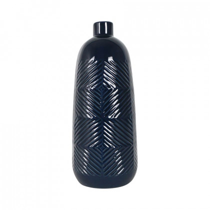 Sagebrook - 12" Ceramic Ribbed Vase