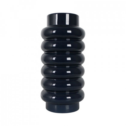 Sagebrook - 12" Ceramic Ribbed Vase
