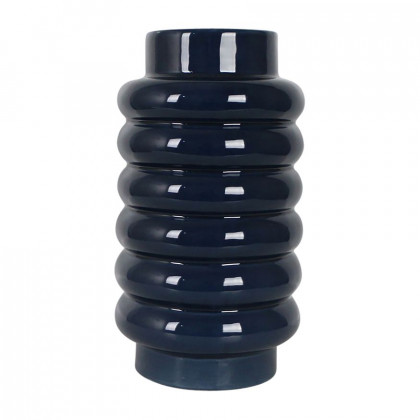 Sagebrook - 12" Ceramic Ribbed Vase