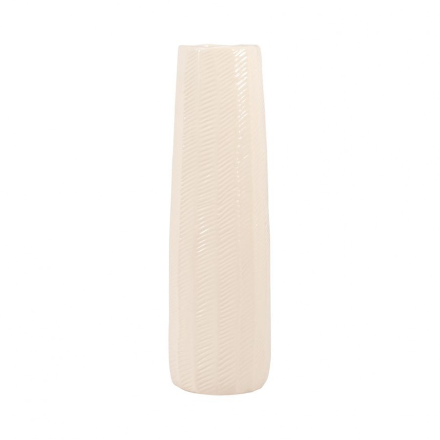 Sagebrook - 13" Ceramic Fluted Vase