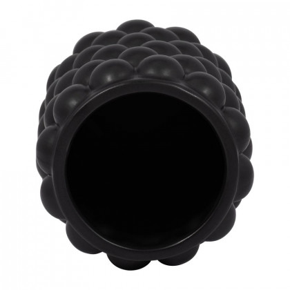 Sagebrook 7" Ceramic Bubble Vase - Black
