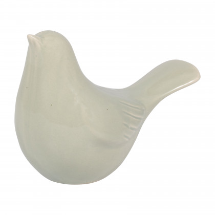 Sagebrook 5" Ceramic Side View Bird - Green