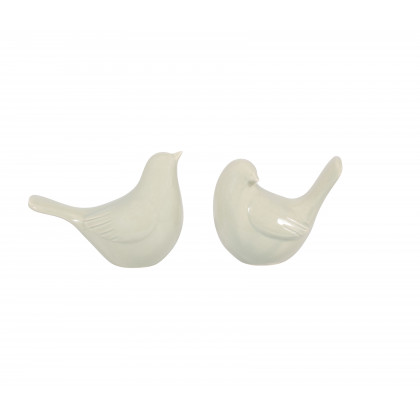 Sagebrook 5" Ceramic Side View Bird - Green