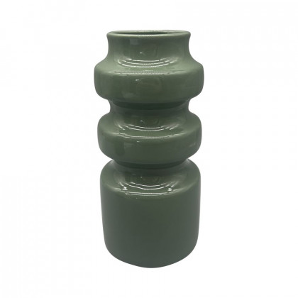 Sagebrook - 7" Ceramic Arches Dumbell Vase