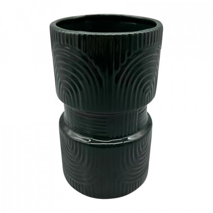 Sagebrook - 7" Ceramic Arches Dumbell Vase