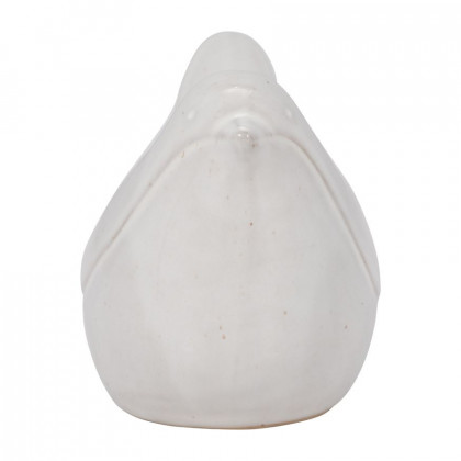 Sagebrook - 7" Ceramic Sitting Bird in Ivory