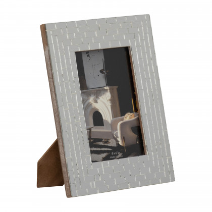 Sagebrook 4"x6" Mosaic Photo Frame - Silver