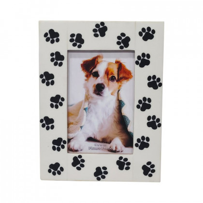 Sagebrook - 4"x6" Resin Paw Prints Photo Frame