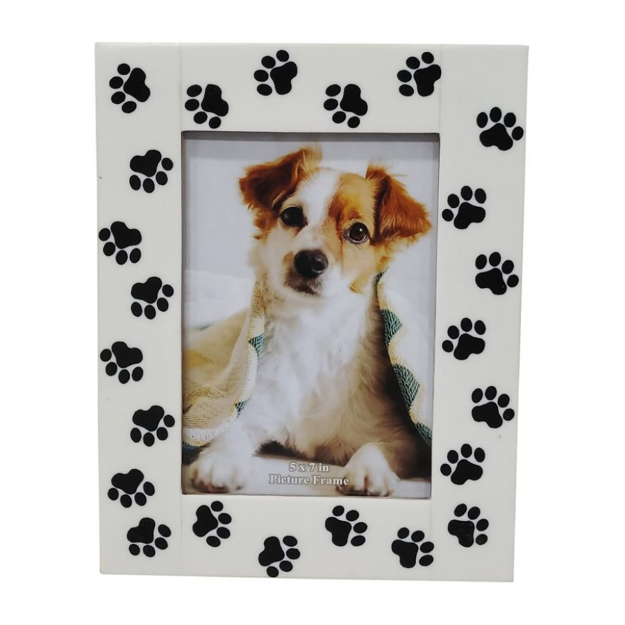 Sagebrook - 4"x6" Resin Paw Prints Photo Frame