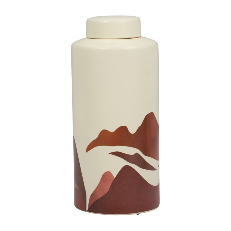Sagebrook - 13" Ceramic Decorative Covered Jar