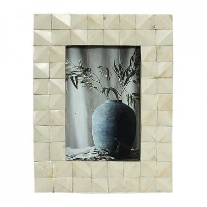 Sagebrook - 4"x6" Resin Square Studded Photo Frame