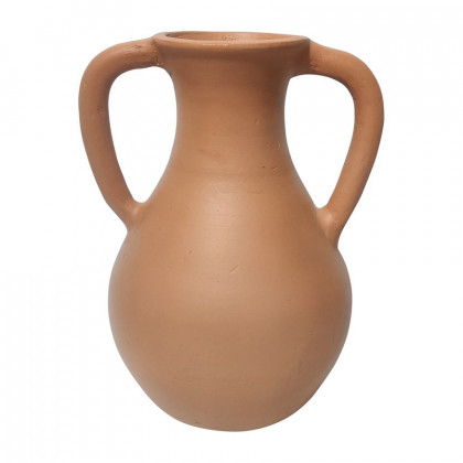 Sagebrook - 8" Terracotta Vase With Handle