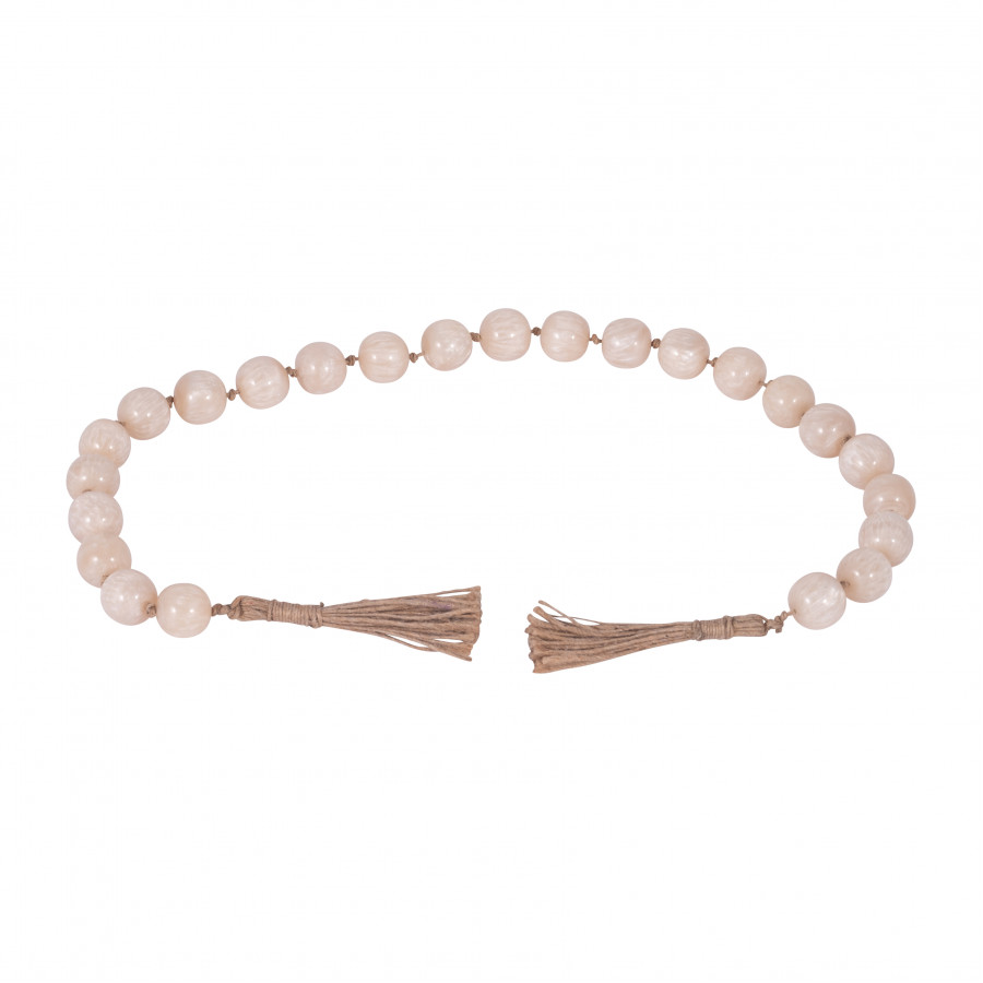 Sagebrook 36" Resin Bead Garland - Ivory