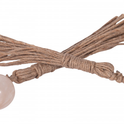 Sagebrook 36" Resin Bead Garland - Ivory