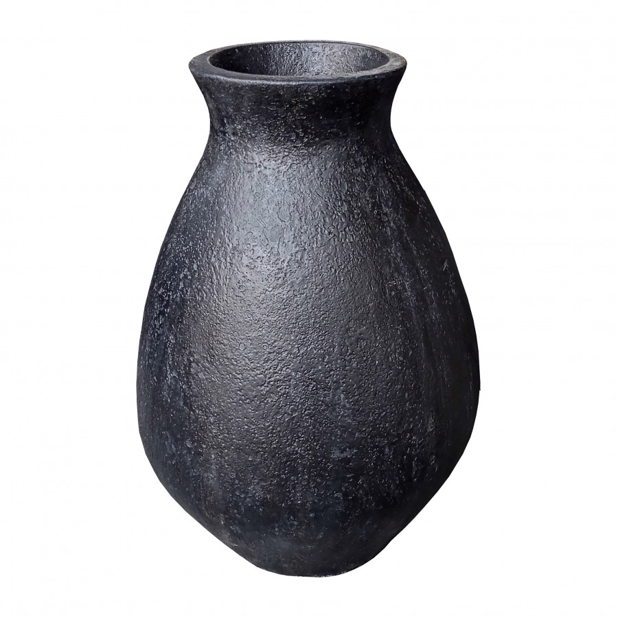 Sagebrook - 16" Terracotta Organic Vase in Black
