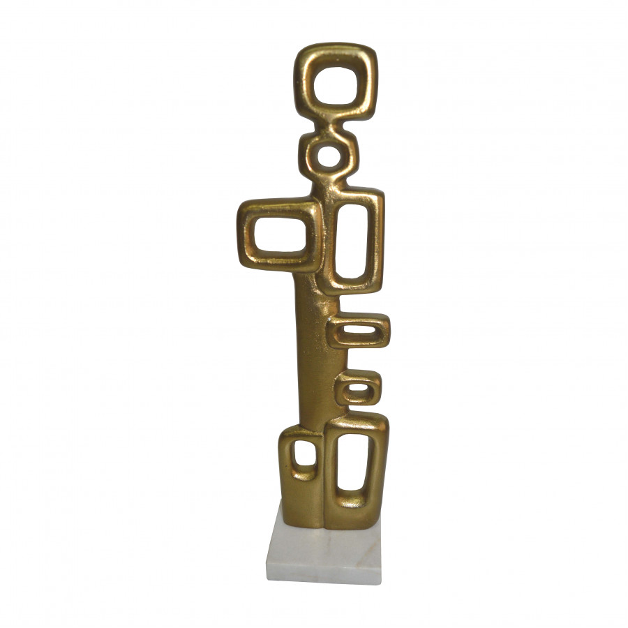Sagebrook - 21" Metal Abstract Table Decor in Gold