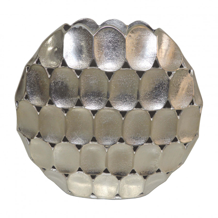 Sagebrook - 13" Metal Oval Vase