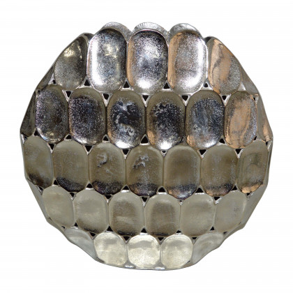 Sagebrook - 11" Metal Tribal Vase