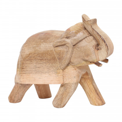 Sagebrook - 7" Mango Wood Elephant