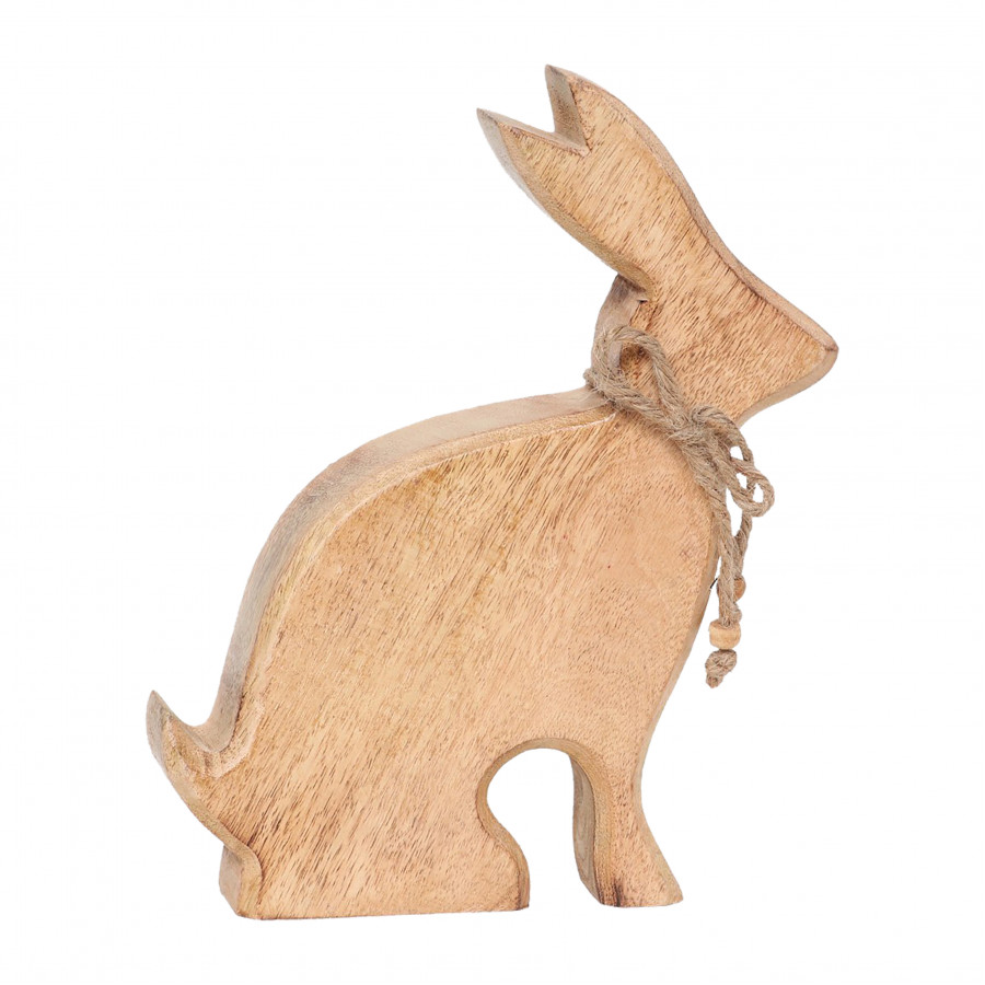 Sagebrook - 7" Mango Wood Bunny