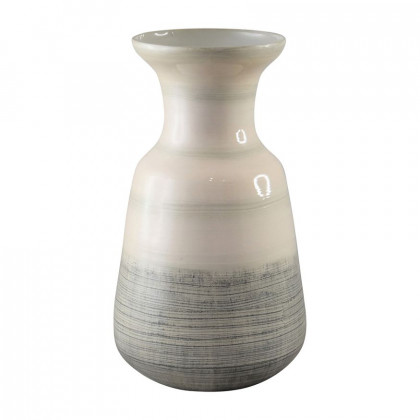 Sagebrook - 14" Glass 2-toned Enamel Vase