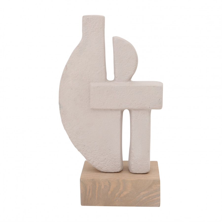 Sagebrook - 16" Ecomix Table Sculpture in Ivory