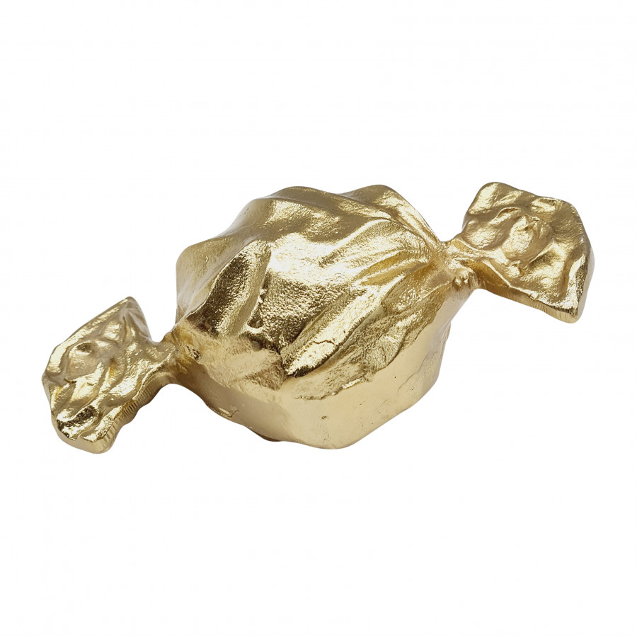 Sagebrook - 8" Metal Wrapped Candy in Gold