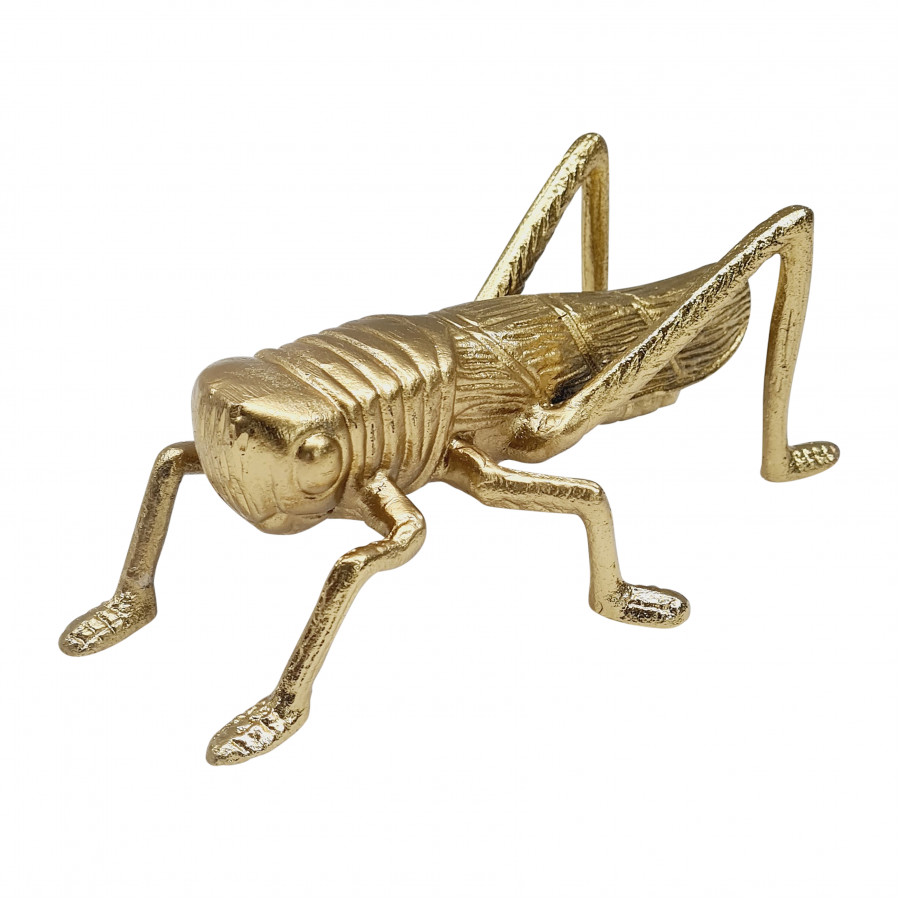 Sagebrook - 9" Metal Grasshopper in Gold