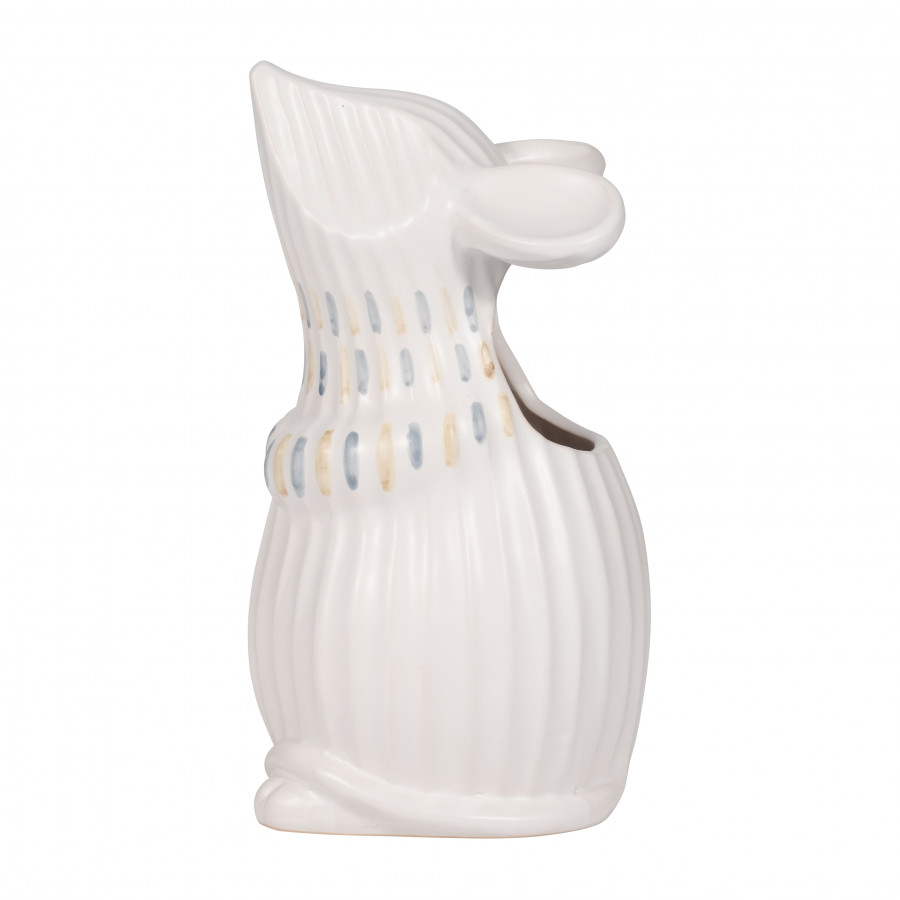 Sagebrook - 8" Ceramic Little Mouse Vase in Ivory