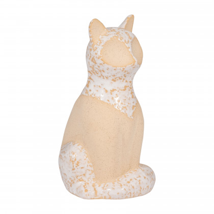 Sagebrook - 8" Ceramic Sitting Fox Vase in Ivory
