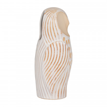 Sagebrook - 8" Ceramic Perched Owl in Ivory