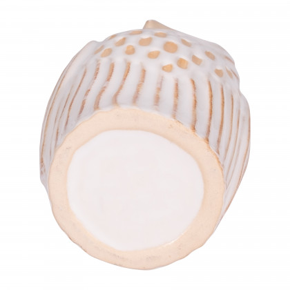 Sagebrook - 8" Ceramic Perched Owl in Ivory