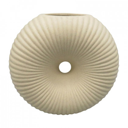 Sagebrook - 7" Ceramic Donut Hole Vase