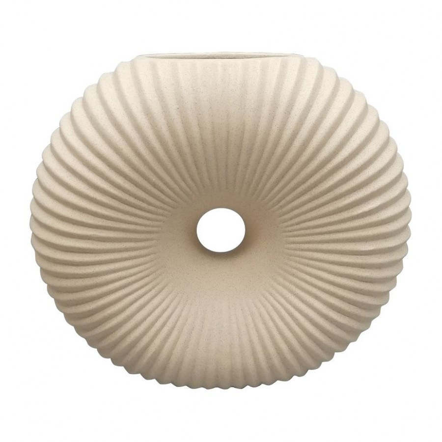 Sagebrook - 7" Ceramic Donut Hole Vase