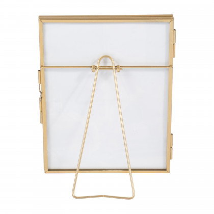 Sagebrook 5"x7" Metal Floating Photo Frame - Gold