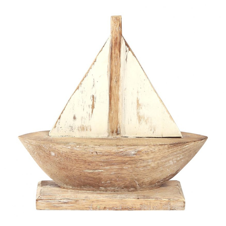 Sagebrook - 11" Wood Sailboat