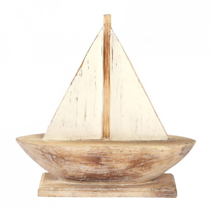 Sagebrook - 11" Wood Sailboat