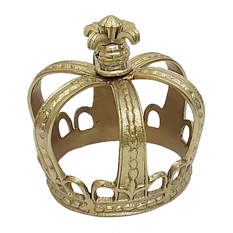 Sagebrook - 7" Metal Royal Crown in Gold