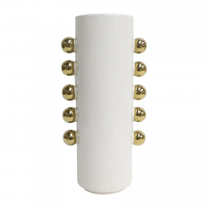 Sagebrook - 16" Ceramic Vase with Side Knobs