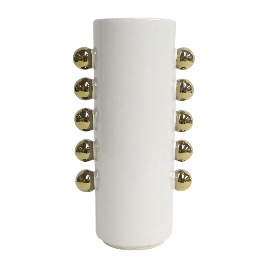 Sagebrook - 16" Ceramic Vase with Side Knobs