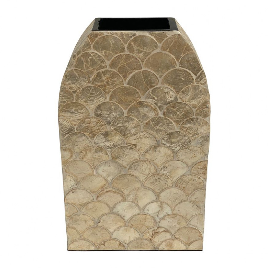 Sagebrook 15" Shell Decorative Vase - Natural