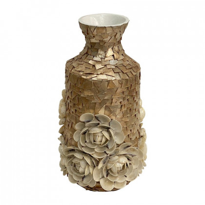 Sagebrook - 21" Shell Decorative Rose Vase